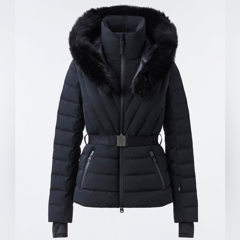 MACKAGE SKI ELITA-SH BLACK XXL - Brand New ladies Ski down Jacket